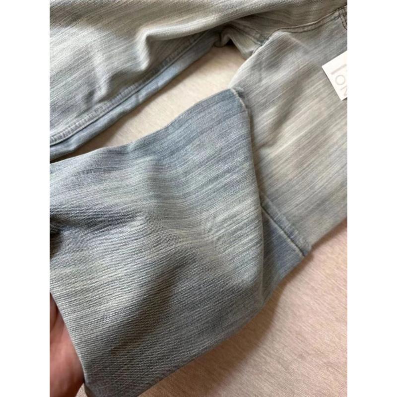 Retro Blue Texture Loose Straight Jeans Women Summer New High Waist Slimming Drape Versatile Mopping Casual Wide Leg Pants