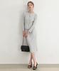 Pleats Mood Tweed Pleated Banding Skirt