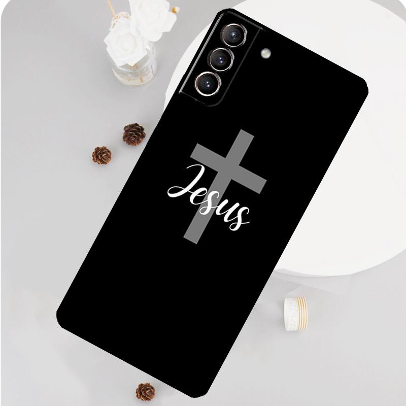 

Verse of The Christian Bible Jesus Phone Case For Samsung Galaxy S26 S25 S24 S20 S21 S22 S23 Ultra S10 Plus S25 FE Funda Cover Galaxy S22 Plus