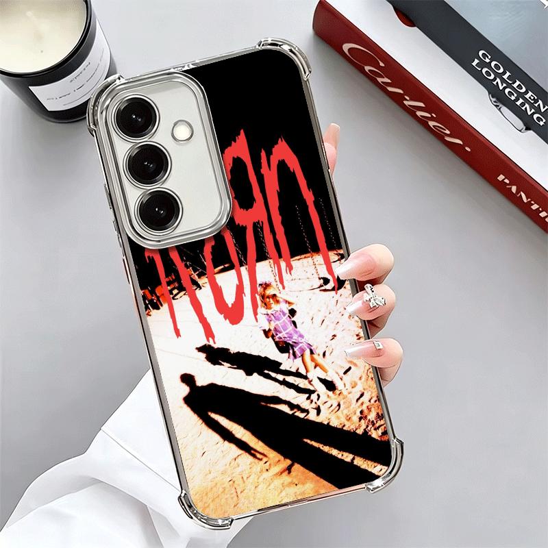 

K-Korns Rock Band Soft Phone Case For Samsung A17 A27 A07 A37 A57 A16 A56 A15 A55 A14 A54 A13 A53 A26 A36 A25 A35 A24 A34 A23 A3 Samsung A57