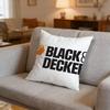 Black+Decker Brand Cushion Cover Short Plush Anti-Dust Mite Pillowcase Sofa Cushion Cover With Invisible Zipper