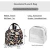Nurse Theme Lunch Bag for Women Insulated Tote Bag Reusable Cooler Lunch Box for Work Picnic Travel