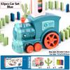Domino Train for Kids Automatic Laying Electric Car Colorful Dominoes Set Brick Blocks Kits Games Educational Toys Girl Boy Gift