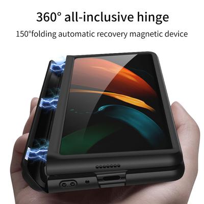 Magnetic Bracket Case for Samsung Z Fold 6 2 Fold 3 4 5 Case All-Inclusive Hinge Protector Case