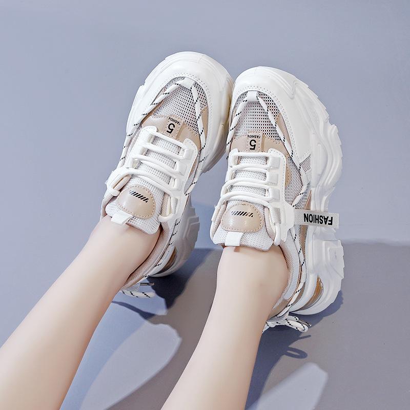 2023 de primăvară, pantofi respirabili pentru tată, pantofi casual pentru studenți, tălpi groase, pantofi de alergare pentru femei, 810