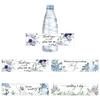 Wedding Water Bottle Labels Thank You,Greenery Floral Water Bottle Wraps Sticker Water Bottle Labels for Birthday Party
