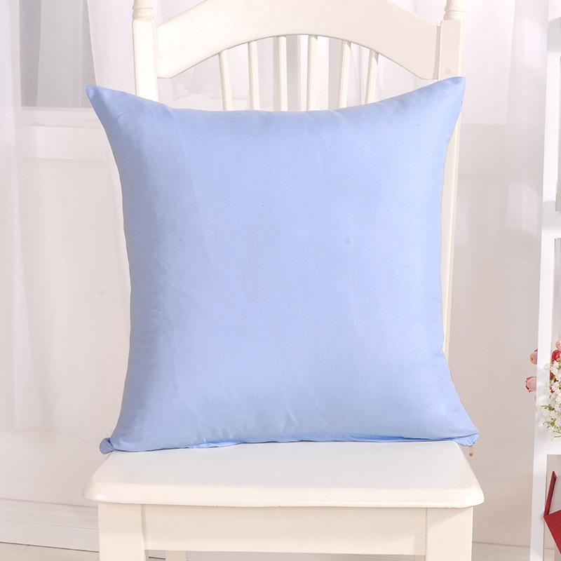 Bonbonfarbe Kissenbezug Uni Dekorativ Heimdekoration Sofa Auto Kissenbezug 40x40