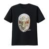T-shirt El Mistico Head Vintage Rétro Y2k Fan Sin Cara Vintage Lavé Élégant Streetwear Décontracté Extensible Polyvalent Respirant