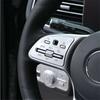 Silver Car Steering Wheel Button Frame Cover For Mercedes Benz A C E Class
