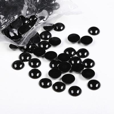 100 τεμάχια Χειροτεχνίες DIY παιχνίδι Ζώα Πλαστικά Μαριονέτες κατασκευή Αξεσουάρ Κούκλες Αρκούδες Βελονοβελονιά Μαύρα Μάτια Ασφαλείας