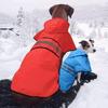 Reflective Strip Dog Rain Cloak Waterproof Pet Fluorescent Clothes Pet Rain Jacket  Bulldog