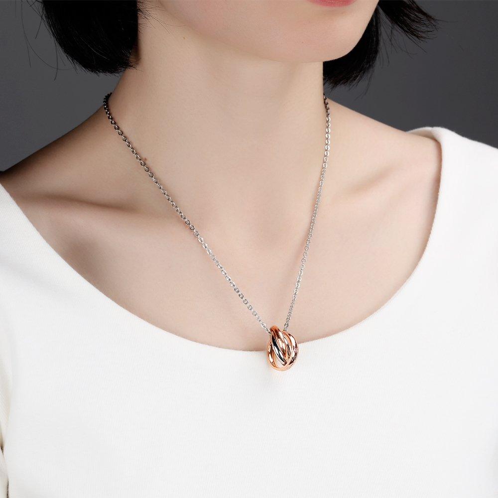 Pair Pink 18K Couple Gift [Rockyu] Necklaces, Rings, Women's, Men's, Titanium, 2-Row Ring, Gold, Gold, Black, 3-Row Ring, Pendant, Style, Valentine's