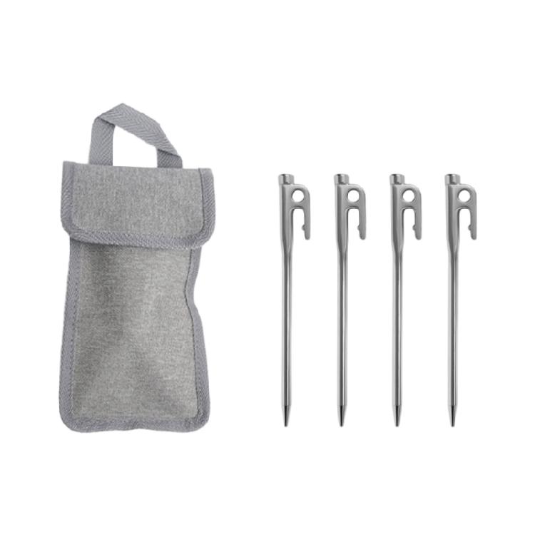 

Нержавеющая сталь Палаточные колышки Наружные грунтовые анкеры Прочные колышки для пляжной палатки Колышки для навесов с сумкой Простота использования 20cm