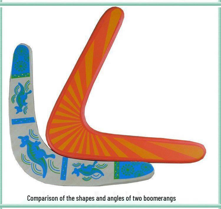 Kids' Wooden Returning V-Shaped Throwing Stick Frisbee for Outdoor Sports