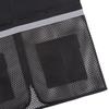 Black With Reflective Strips Mesh Vest  Construction Traffic Railway Metro Workers