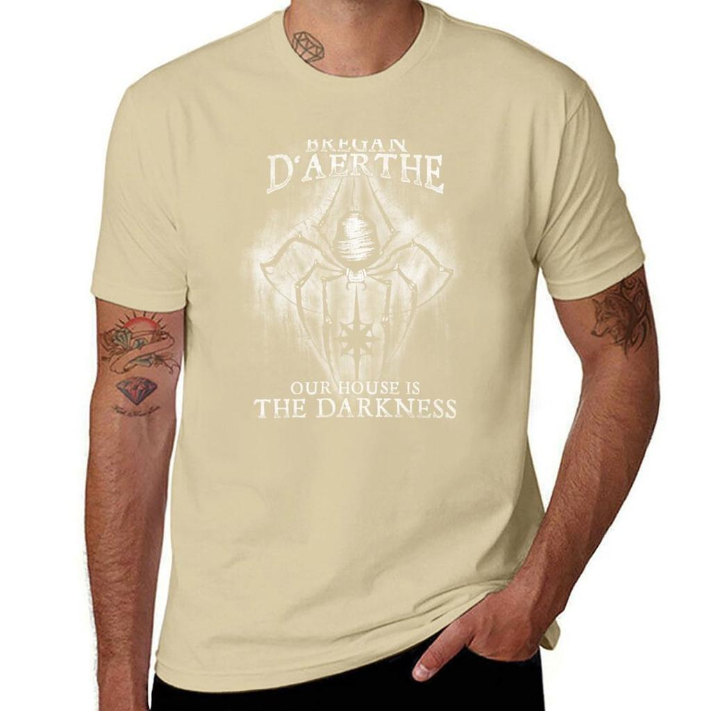 Bregan D'aerthe Unser Haus ist Dunkelheit Drow Söldner Menzoberranzan Jarlaxle Die Unterwelt T-Shirt Bluse schwarz Herren T-Shirts