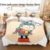Cute Hilda and Friends Bedding Set 3D Printed Duvet Cover Pillowcase For Kids Bedroom Home Textile Twin Full Queen King Size