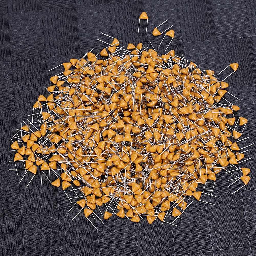 1000Pcs Monolithic Capacitor InLine Ceramic 100PF 5.08mm Lead Pitch DC50V 10% Deviation