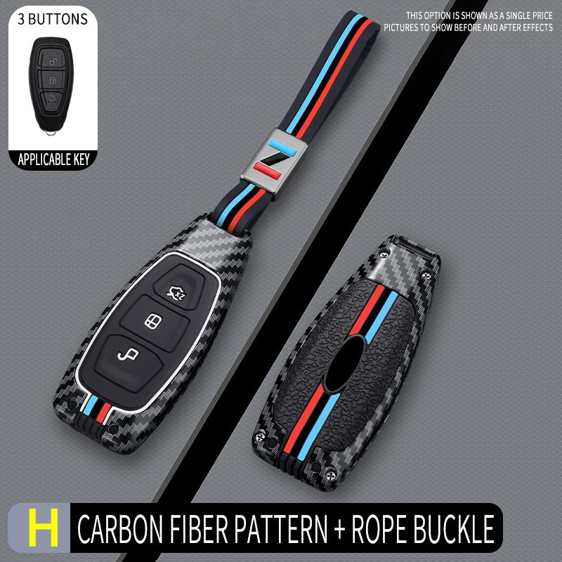 Car Remote Smart Key Case Cover Shell Fob For Ford Fiesta Focus 3 4 Mondeo Ecosport Kuga Focus ST Protector Car Accessories