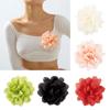 Vintage Fabric Rose Flower Pin-up Brooch Fashion 3D Flower Hair Pin New Romantic Rose Brooch