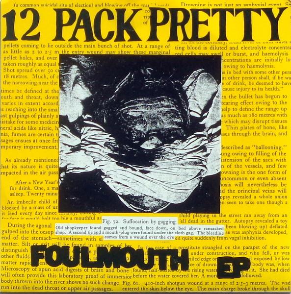 

7inch Record 12 PACK PRETTY - Foulmouth EP 8 Dr. Strange Rec 1991 US Rock Used