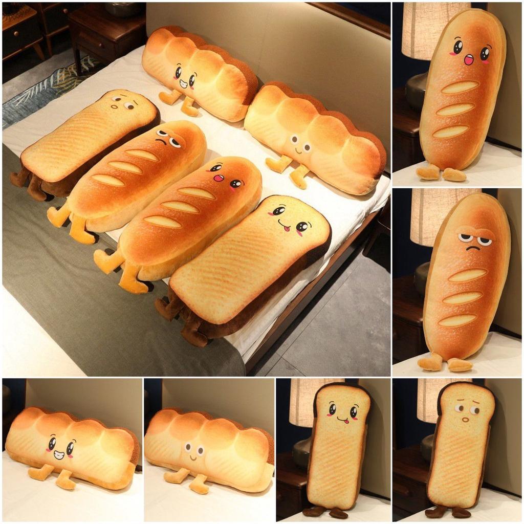 Comfortable Plush Toy For Sleeping Or As Sofa Cushion Simulation Bread Design