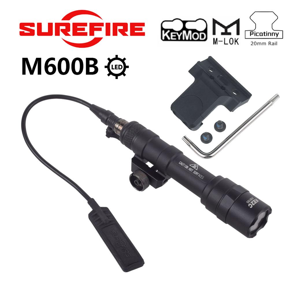 QD Quick Release Scout Light Side Rail Mount For Surefire M300 M600 Tactical Flashlight Fit Mlok Keymod 20mm Picatinny Rail