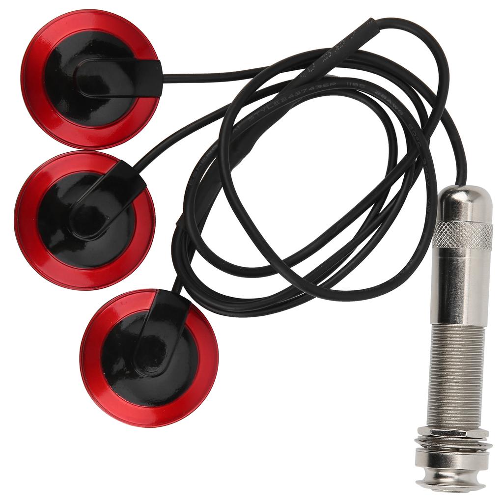Guitar Piezo Pickup Transducer Removable for Acoustic Guitar Ukulele Thumb Piano Mandolin