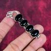 Schwarzer Onyx Schmuck, 925 Sterling Silber Anhänger, handgefertigter Edelsteinschmuck, Geschenke für die Frau, brandneuer Anhänger