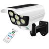 Solar Outdoor Motion Sensor Light 77 LED Spotlight With Waterproof Wireless Fake Security Camera for Porch Garden Patio Driveway