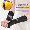 2 Pairs of Fore Arm Sleeves Impact Shield Thumb Hook Padded Protection Sport Volleyball Passing Hitters Unisex Arm Protection
