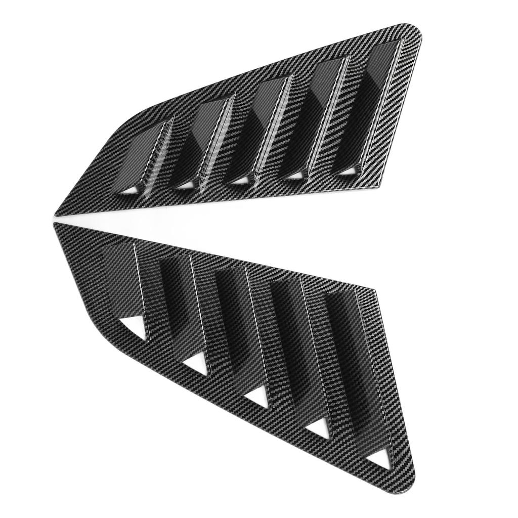 P  of Rear Window Louver Cover Sturdy ABS Left Right Side Window Shutter Cover Trim for     8Y Hatchback