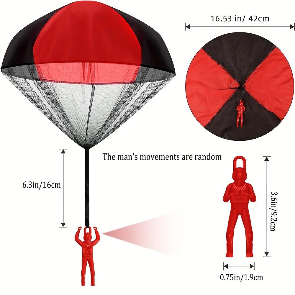 6pcs Parachute Toys For Kids - Tangle Free Flying Outdoor Parachute Men, Small Outside Toys, Boy & Girl Gift Throwing Toy