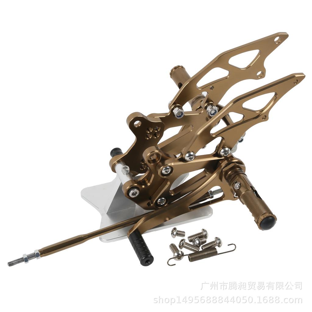 Compatible with Kawasaki EX250 Ninja 250R 2008-2012 CNC Motorcycle Front Footpeg Triangle Bracket