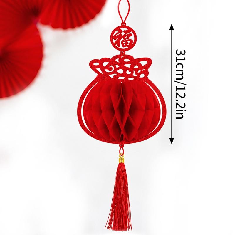Honeycomb Lantern Hanging Ornament 2027 Sheep Year Chinese New Year Decorations Lunar Year of The Goat Home Decor