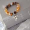 10mm Hochwertiges Natürliches Citrin Tigerauge Design Armband Armband
