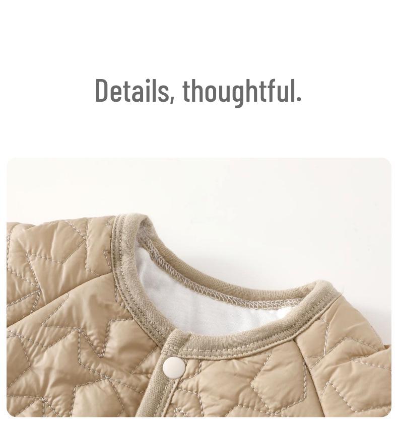 Noworodek Pikowany Wiosenny Pajacyk - Ciepłe Ubranka Niemowlęce z Długim Rękawem