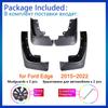 For Ford Edge 2015 2016 2017 2018    2022 Mudflap Mudguard Fenders Splash Guards Front Wheels Car Stying