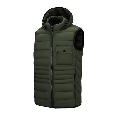 Autumn and Winter Men's Vest Can Be Taken Off, Handsome Vest, Silk Cotton Jacket, Warm Sleeveless Cotton Clothes