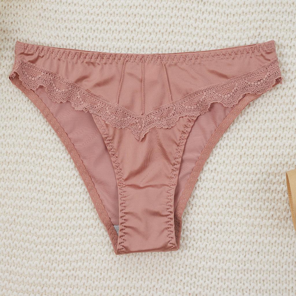 Ladies' Seamless Low Waist Sexy Lace Underwear