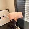 Portable Makeup Bag Handheld Large Capacity Cosmetic Bag Solid Color Multi-Purpose Toiletries Skincare Storage Bag Travel