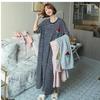 Popular Summer Milk Silk Cartoon Nightdress for Women - Short Sleeve, Loose Fit, Ideal for Students
