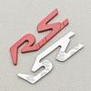 3D Metal RS Logo Car Rear Trunk Front Grille Emblem Badge Sticker Decal for Renault Megane Laguna Duster Captur Fluence Espace Y5