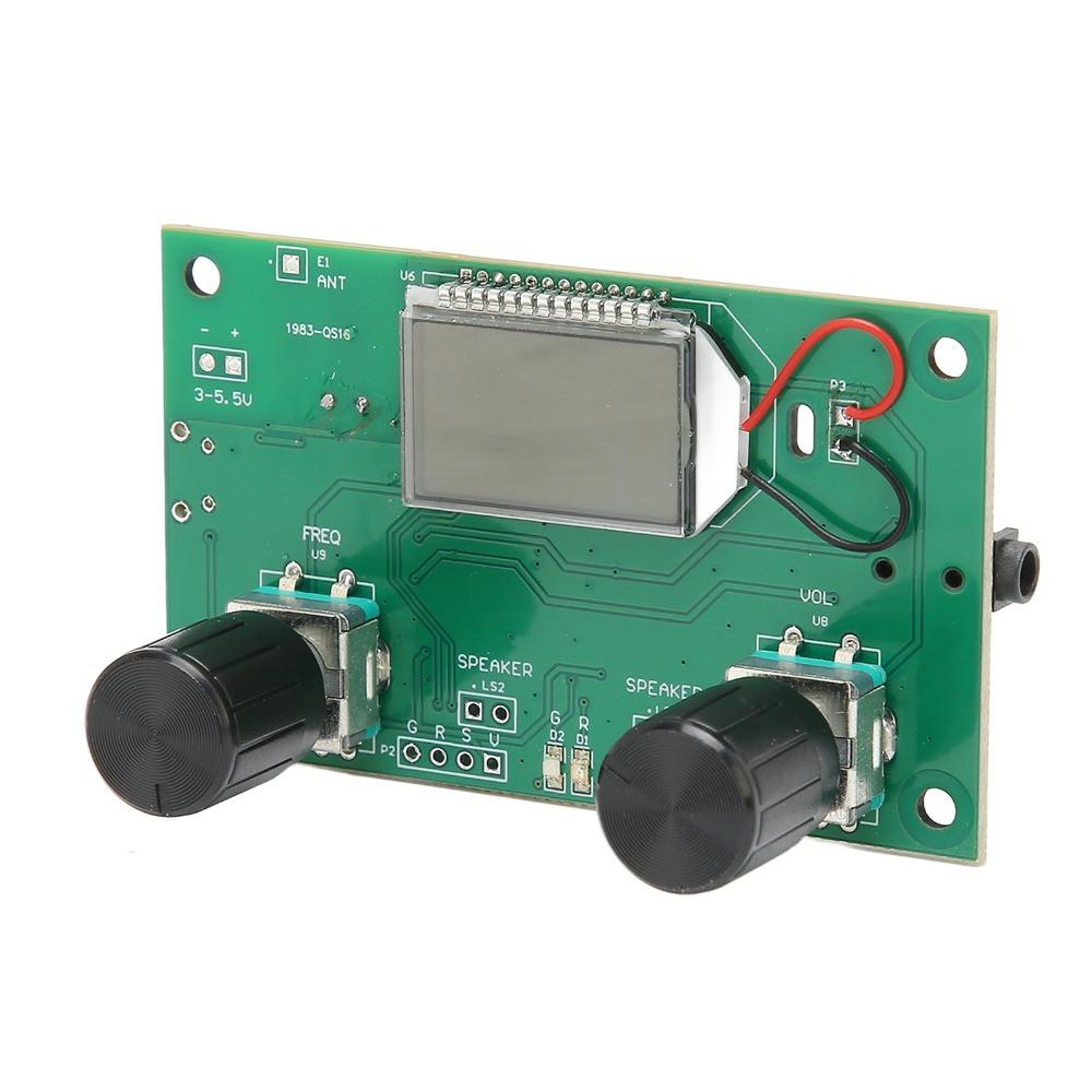 Automatic Search Radio Receiver Module Adjustable Frequency Digital FM Receiver  for DIY Projects