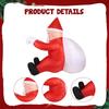 Christmas Inflatable Hanging Santa Claus Props Xmas Decoration Gift Unique Yard Decor for Window