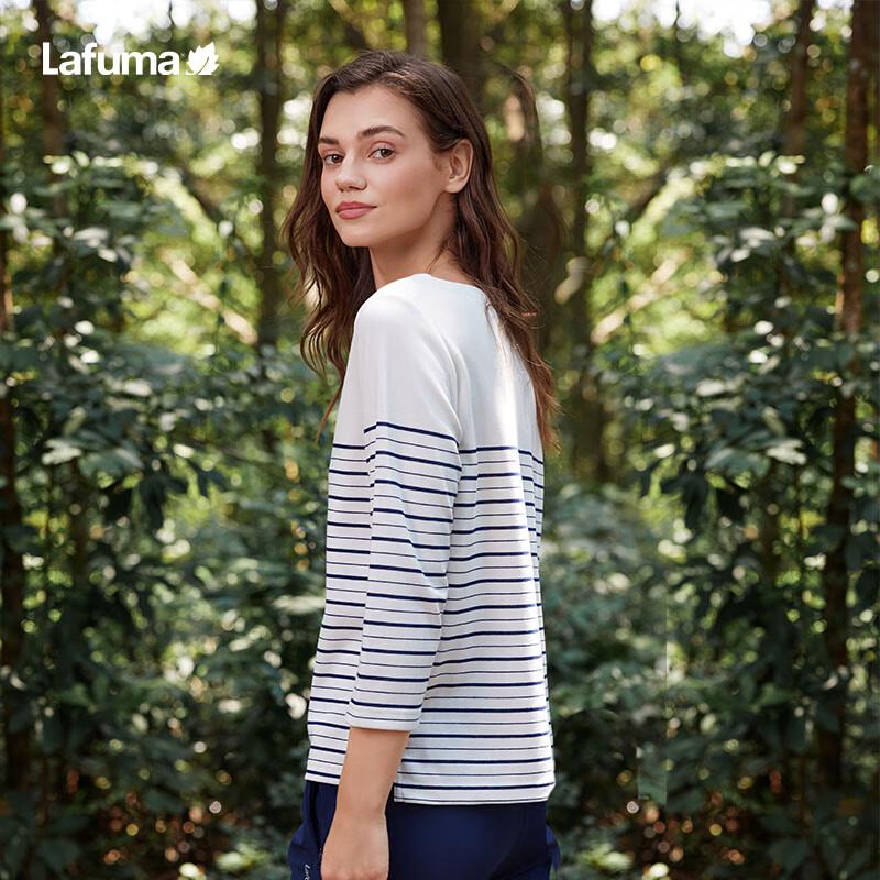 Lafuma Women's Quick-Dry 3/4 Sleeve Striped T-Shirt