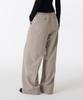 MUSINSA STANDARD WOMAN Women'S Low Waist Deep Tuck Extra Wide Hidden Banding Slacks [Light Beige]
