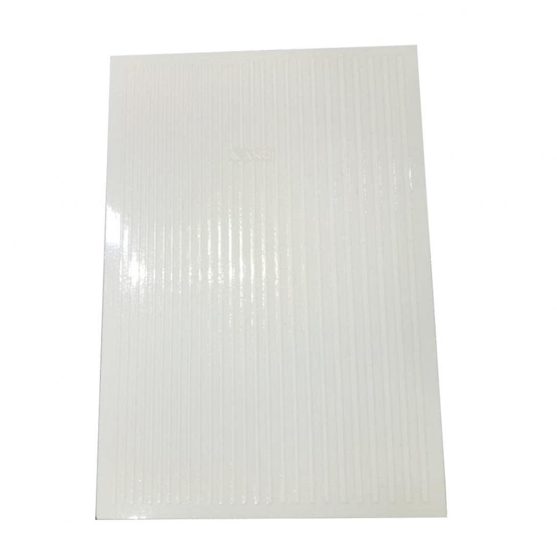 

Клейкая лента из фольги для декора ногтей One Size белый