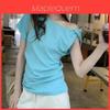 Oversized Sleeveless T Shirt For Women With Embroidery In Spring 2025