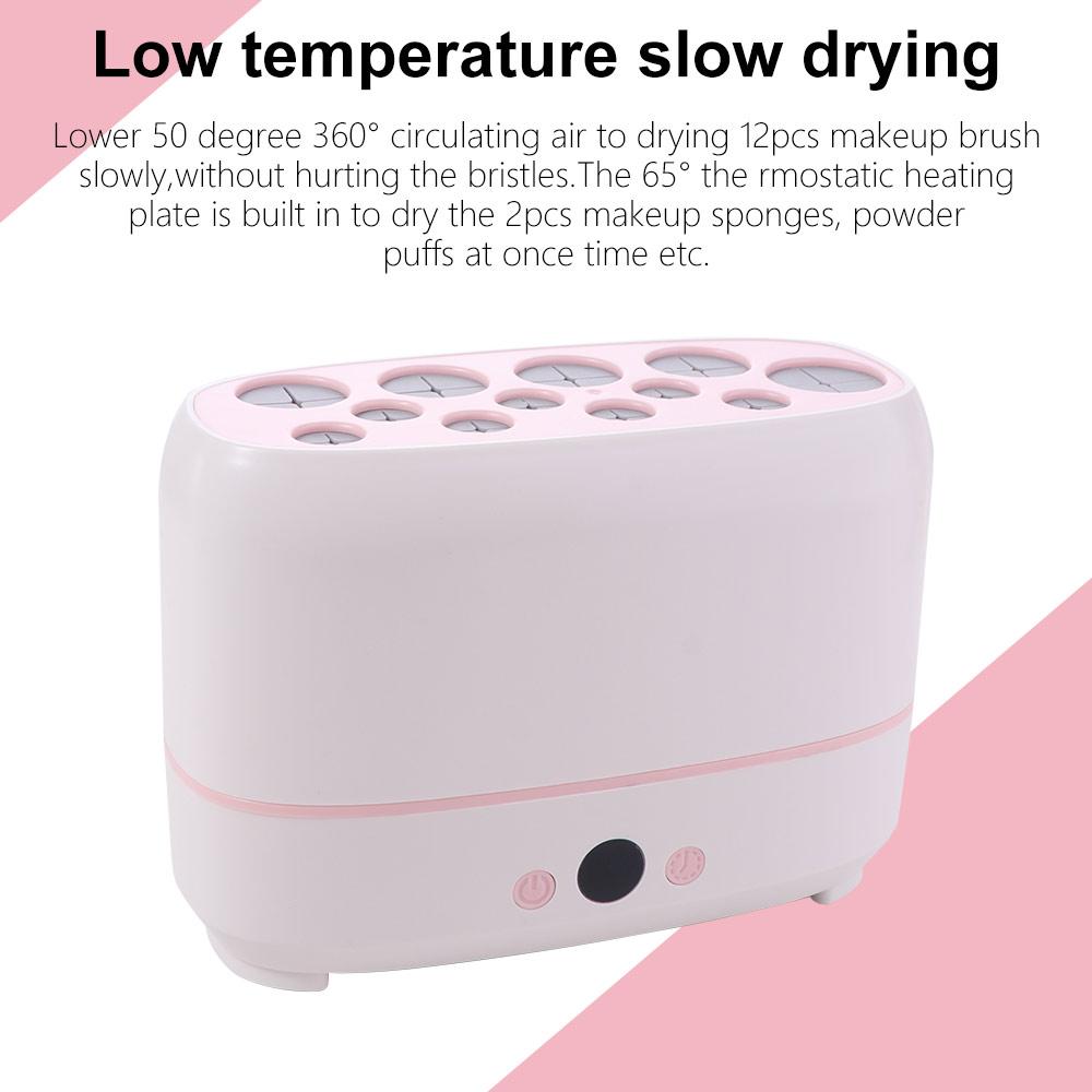 Fast Dryer Makeup Brushes Dryer Automatic Automatic Brush Cleaner  Cosmetic Puff Makeup Tools.